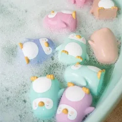 Saro Juguetes baño 4 pingüinos