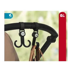 Ganchos dobles para carrito Kiokids