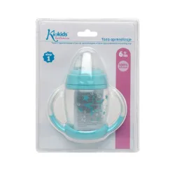 Taza de aprendizaje con asas Kiokids 270ml