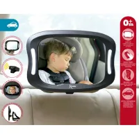 Kiokids Espejo retrovisor con LED y control remoto