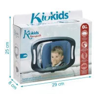 Kiokids Espejo retrovisor con LED y control remoto