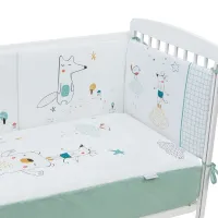 Edredón con protector cuna 60×120 cm Amigos