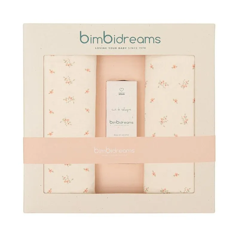 Set de Regalo Gasas bambú y Agua de Colonia Dalia