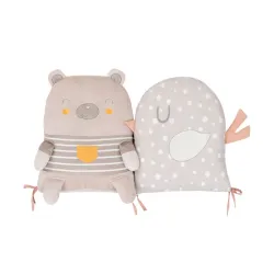 Kikka Boo Juego de almohadas de peluche para cuna