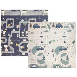 Alfombra de juegos 180x200cm Bimbidreams Cars Azul