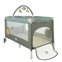 Jané One Level Toys Cuna de Viaje con Arco de Juegos y Bolsa
