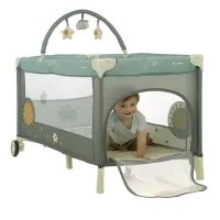 Jané One Level Toys Cuna de Viaje con Arco de Juegos y Bolsa