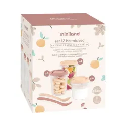 Set de 12 Herméticos Hermisized Miniland Valencia