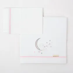 Bimbidreams Juego de Sábanas Cuna 60 x 120 cm Moon