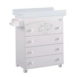 Micuna Sweet Bear bañera cambiador | Mueble baño bebé