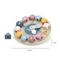 Olmitos Reloj de formas de madera PolarB