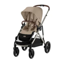 Cybex Gazelle S Cochecito para 1 o 2 Niños convertible en doble color Almond Beige
