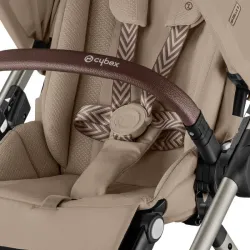 Cybex Gazelle S Cochecito para 1 o 2 Niños convertible en doble color Almond Beige