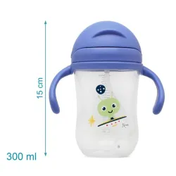 Kiokids Taza de aprendizaje con asas 300 ml