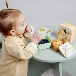 Miniland Snackbox-3 Cajitas para almuerzo