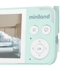 Digimonitor 3.5 Compact Miniland – Monitor bebé con pantalla y visión nocturna