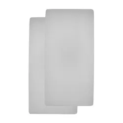 Meyco Pack de 2 Sábanas bajera ajustable cuna 60x120 cm