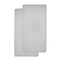 Meyco Pack de 2 Sábanas bajera ajustable cuna 60x120 cm