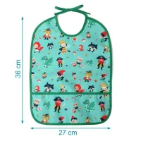 Kiokids Babero impermeable 36x27 cm