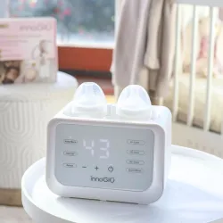 InnoGIO Calientabiberones y Esterilizador doble GIOwarm fast duo GIO-375