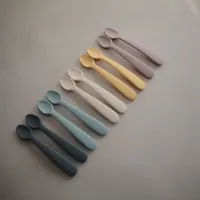 Mushie Pack 2 cuharas silicona