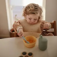 Mushie Pack 2 cuharas silicona