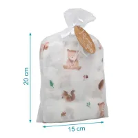 Kiokids Muselina de Bambú para bebé 120 x 120 cm