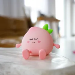 InnoGIO Luz Nocturna Melocotón de Silicona LED Recargable