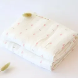 Kiokids Muselina Bambú 120 x 120 cm Hojas