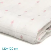 Kiokids Muselina Bambú 120 x 120 cm Hojas