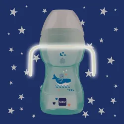 MAM Taza Antiderrame de Aprendizaje 270 ml Azul