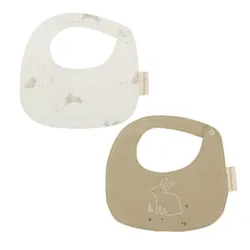 Bimbidreams Pack de 2 baberos 19 x 19 cm