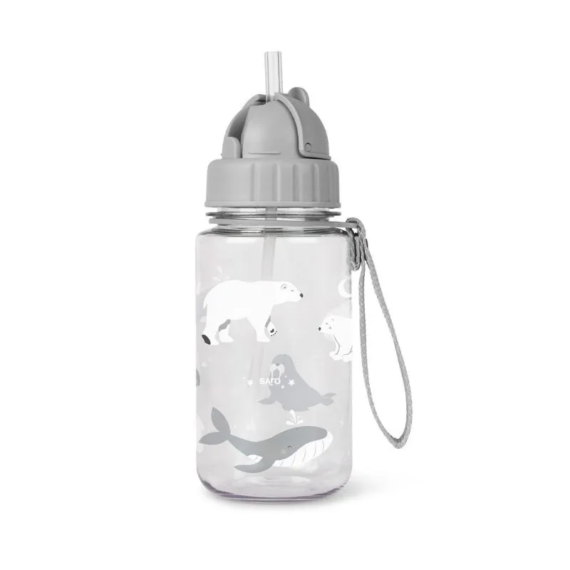 Saro Botella con pajita 400 ml