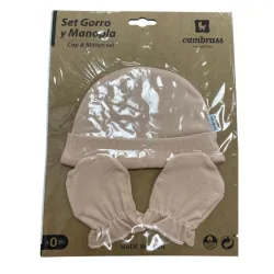 Cambrass Manoplas y gorro liso