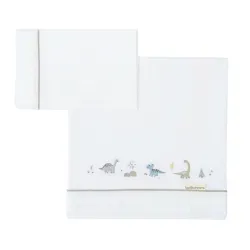 Bimbidreams Juego Sábanas cuna 3 piezas Trex