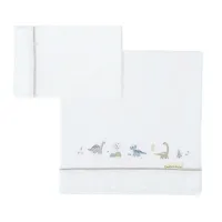 Bimbidreams Juego Sábanas cuna 3 piezas Trex