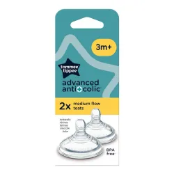 Tommee Tippee Pack 2 Tetinas Advanced Anticólicos