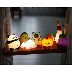 InnoGIO Luz Nocturna de Silicona GIOsleepy Piggy GIO-144