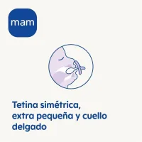 MAM Pack 2 chupetes Comfort Silicona 3-12 meses