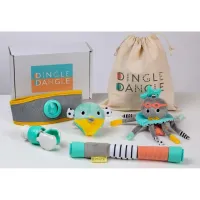 Dingle Dangle Juguete sensorial 3 en 1 para cambiar al bebé