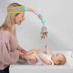 Dingle Dangle Juguete sensorial 3 en 1 para cambiar al bebé