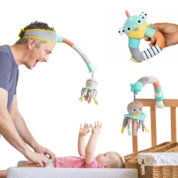 Dingle Dangle Juguete sensorial 3 en 1 para cambiar al bebé