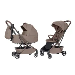 Carrello Magia Cochecito Bebé 2 Piezas con Capazo y Silla Ligero y Plegable