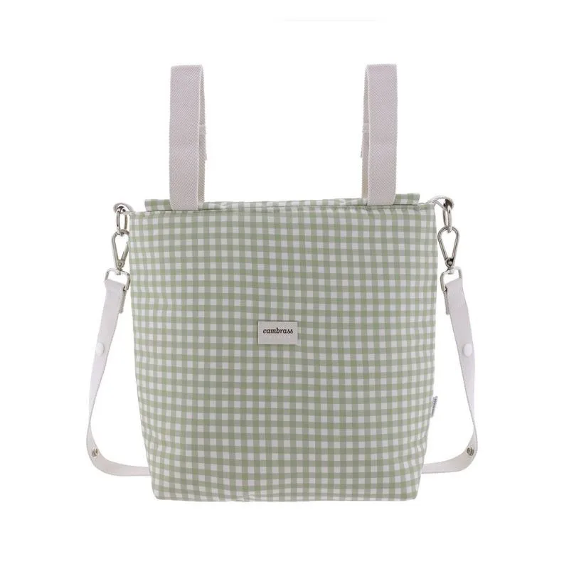 Cambrass Bolso Talega Vichy para Carrito de Bebé.