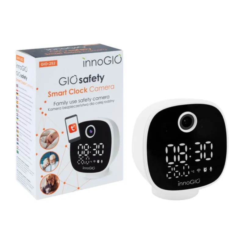 InnoGIO GIOsafety Cámara de Seguridad con Reloj