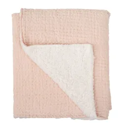 Bimbidreams Manta waffle/borreguillo con Doudou - Set Regalo