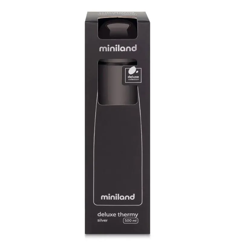 Termo Miniland Deluxe Silver 500 ml de Acero Inoxidable para Bebé