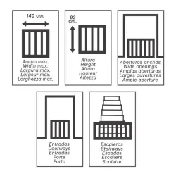 Olmitos Puerta de seguridad retráctil