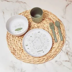 Miniland Naturmeal Vajilla infantil de material bio