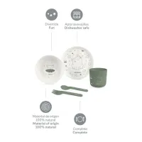 Miniland Naturmeal Vajilla infantil de material bio